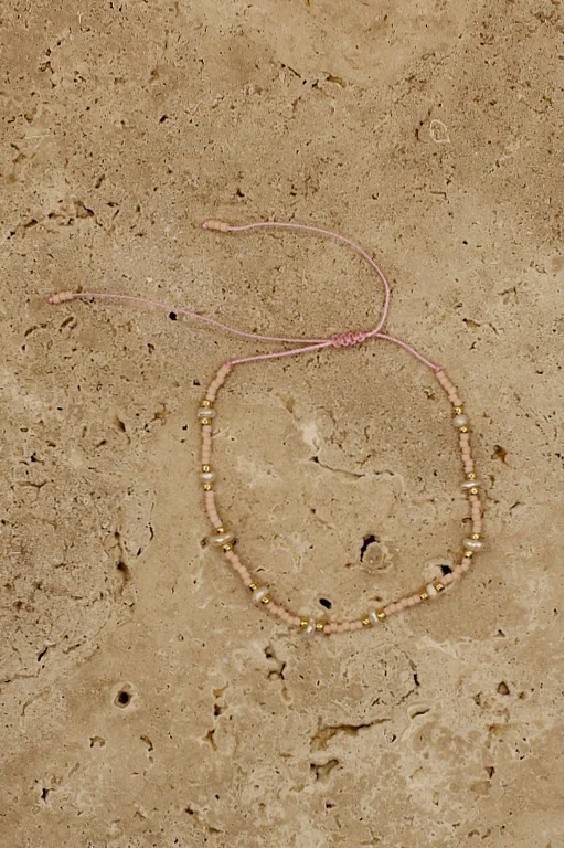 Misa Cord Bracelets - Blush